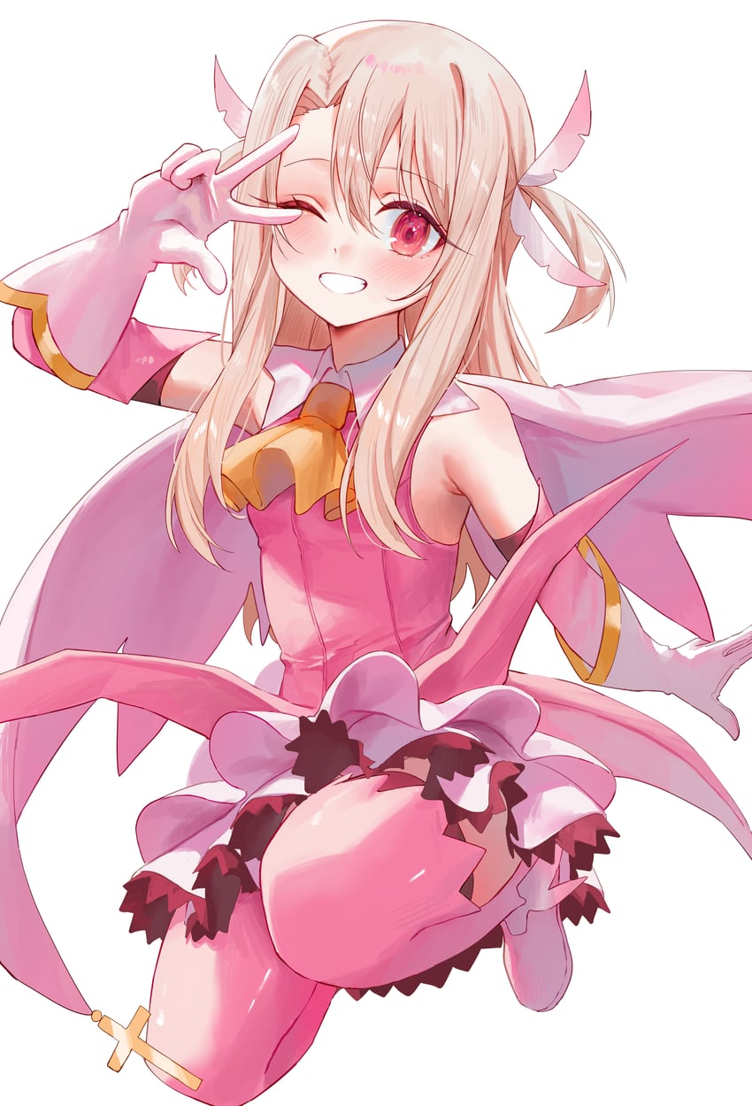 illyasviel von einzbern and prisma illya (fate and 1 more) drawn by kaze_22