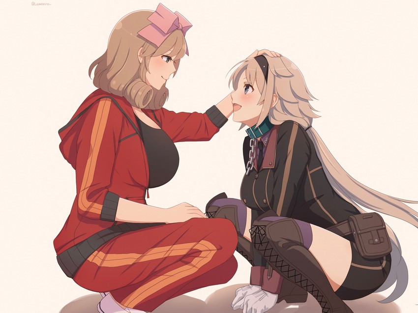 haruka and ibuki (senran kagura and 1 more) drawn by lemonrou