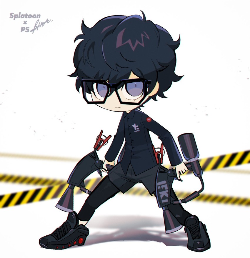 amamiya ren (persona and 2 more) drawn by btmr_game