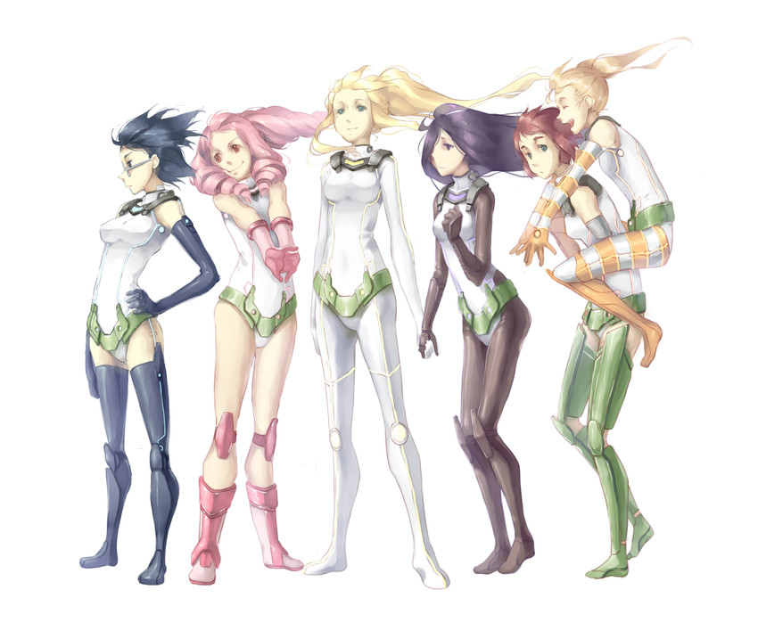ikezawa hanako, satou lilly, tezuka rin, ibarazaki emi, hakamichi shizune, and 1 more (katawa shoujo) drawn by kamifish