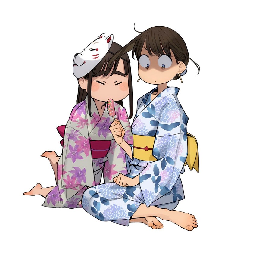 douki-chan and kouhai-chan (ganbare douki-chan) drawn by yomu_(sgt_epper)