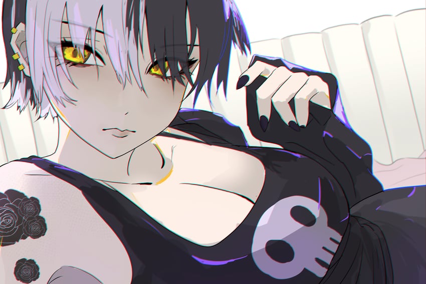 shiori novella (hololive and 1 more) drawn by monchihan