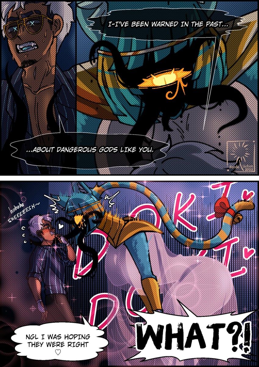 nyanlathotep (cthulhu mythos and 1 more) drawn by dantelionwishes