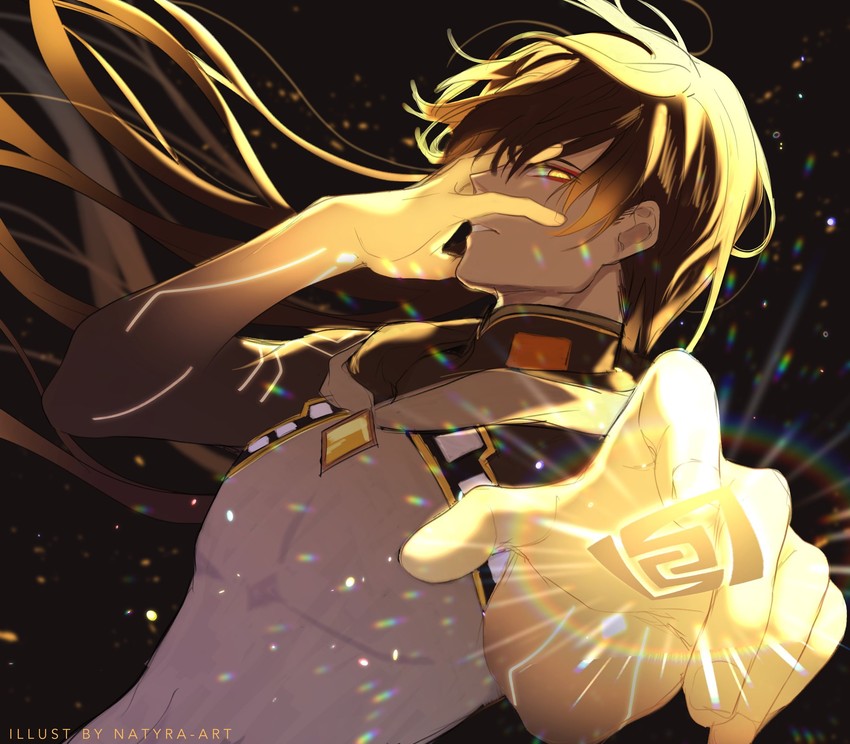 zhongli (genshin impact) drawn by natyraart