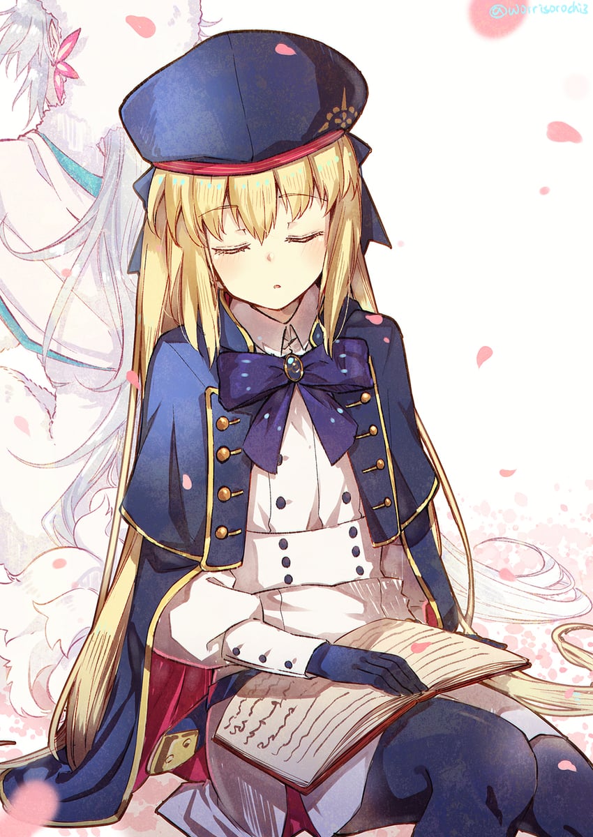 artoria pendragon, artoria caster, and merlin (fate and 1 more) drawn by worrisorochi