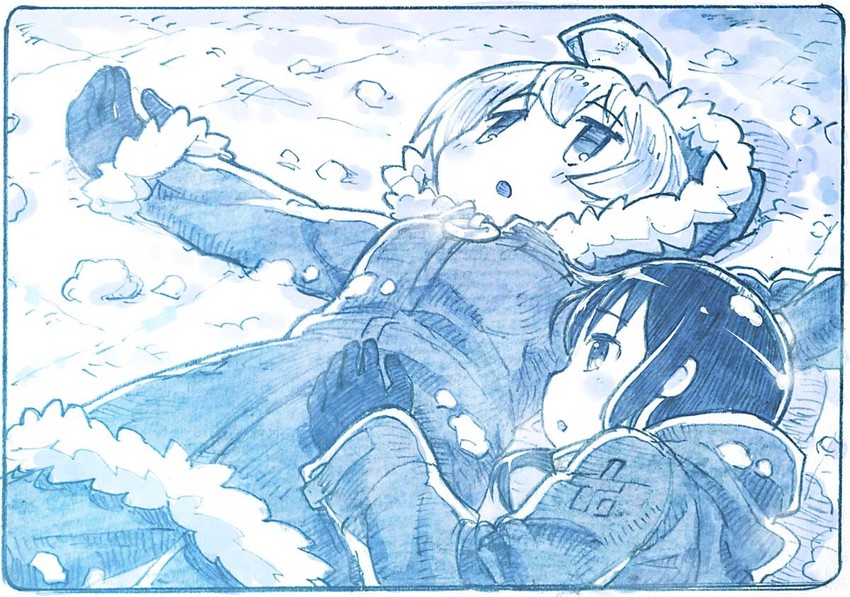 chito and yuuri (shoujo shuumatsu ryokou) drawn by sakino_shingetsu