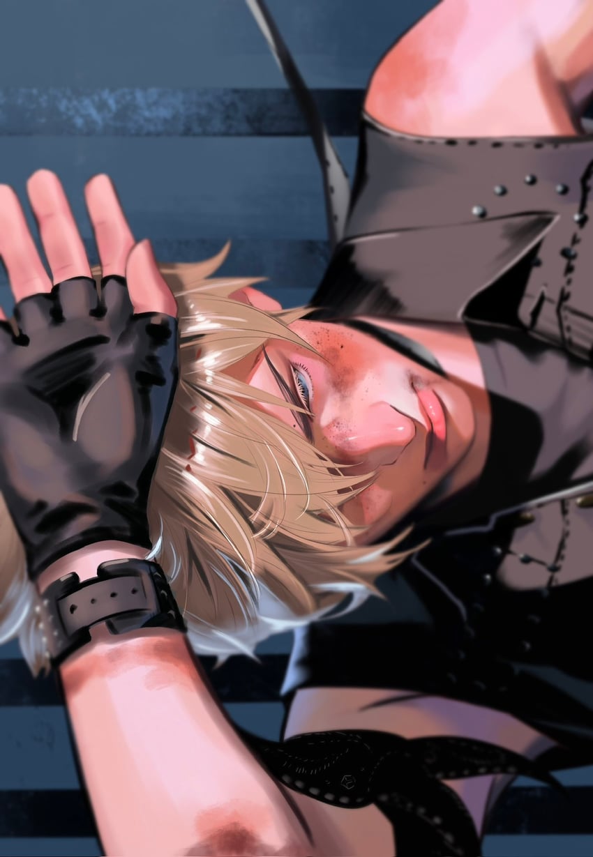 prompto argentum (final fantasy and 1 more) drawn by prommiea