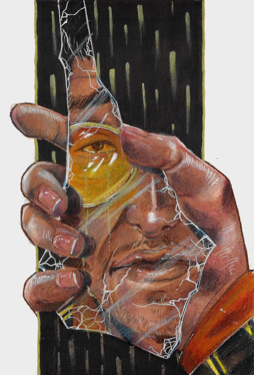 kizaru (one piece) drawn by eriathalia