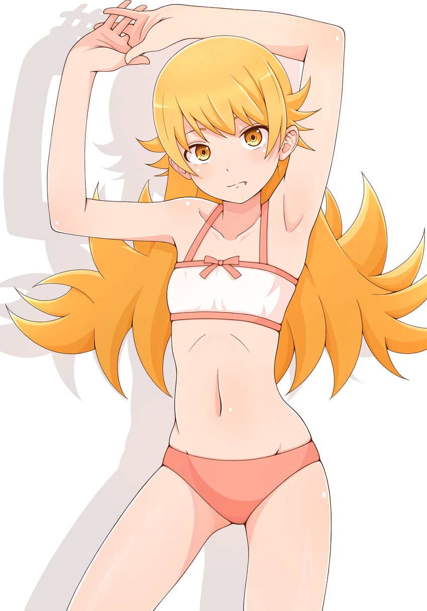 oshino shinobu (monogatari and 1 more) drawn by ito_kashiwamochi