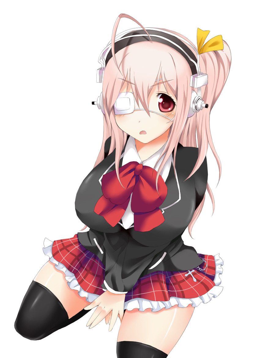super sonico and takanashi rikka (nitroplus and 1 more) drawn by miyukicat