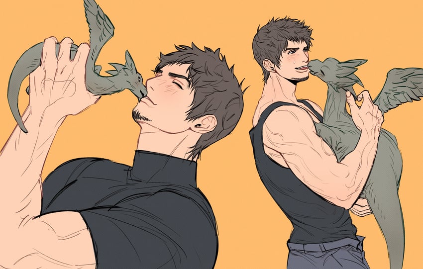 ardbert hylfyst (final fantasy and 1 more) drawn by doong_24