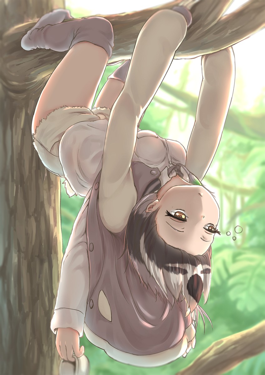 pale-throated three-toed sloth (kemono friends) drawn by okyao