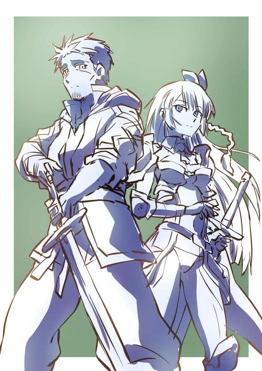 beryl gardernant and allucia citrus (katainaka no ossan kensei ni naru) drawn by taiga_hiroyuki