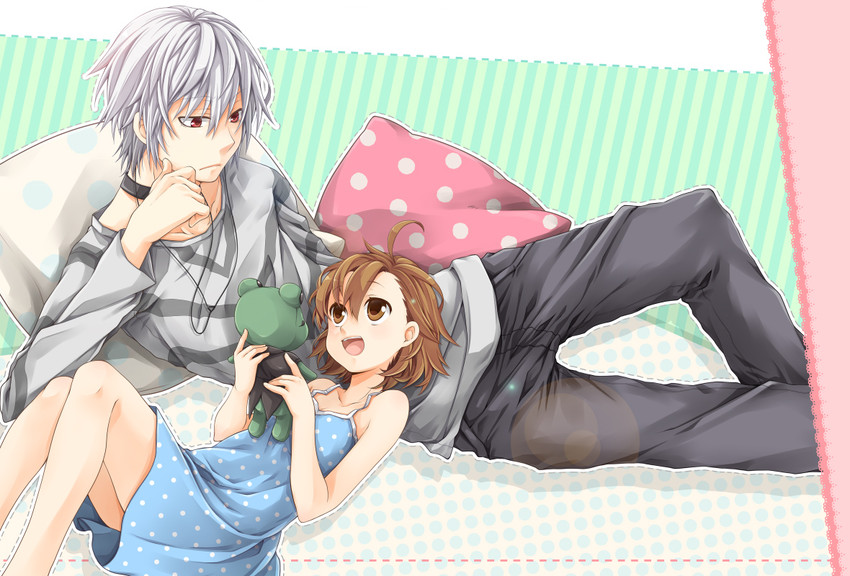 accelerator, last order, and gekota (toaru majutsu no index) drawn by meso_(goma-meso)