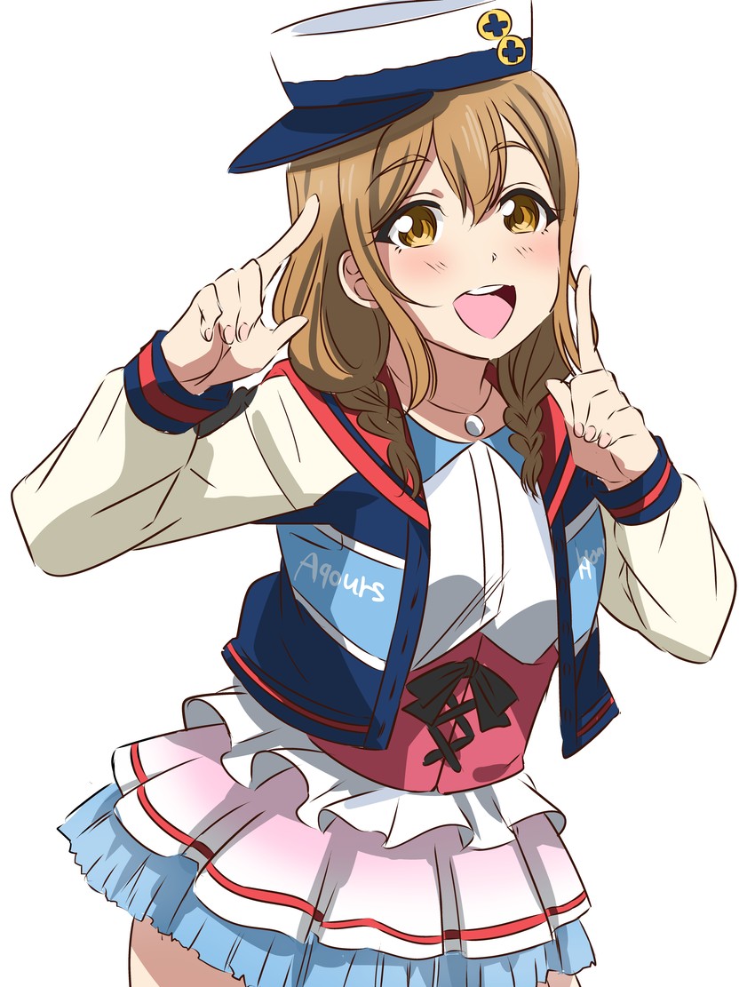 kunikida hanamaru (love live! and 1 more) drawn by vorupi
