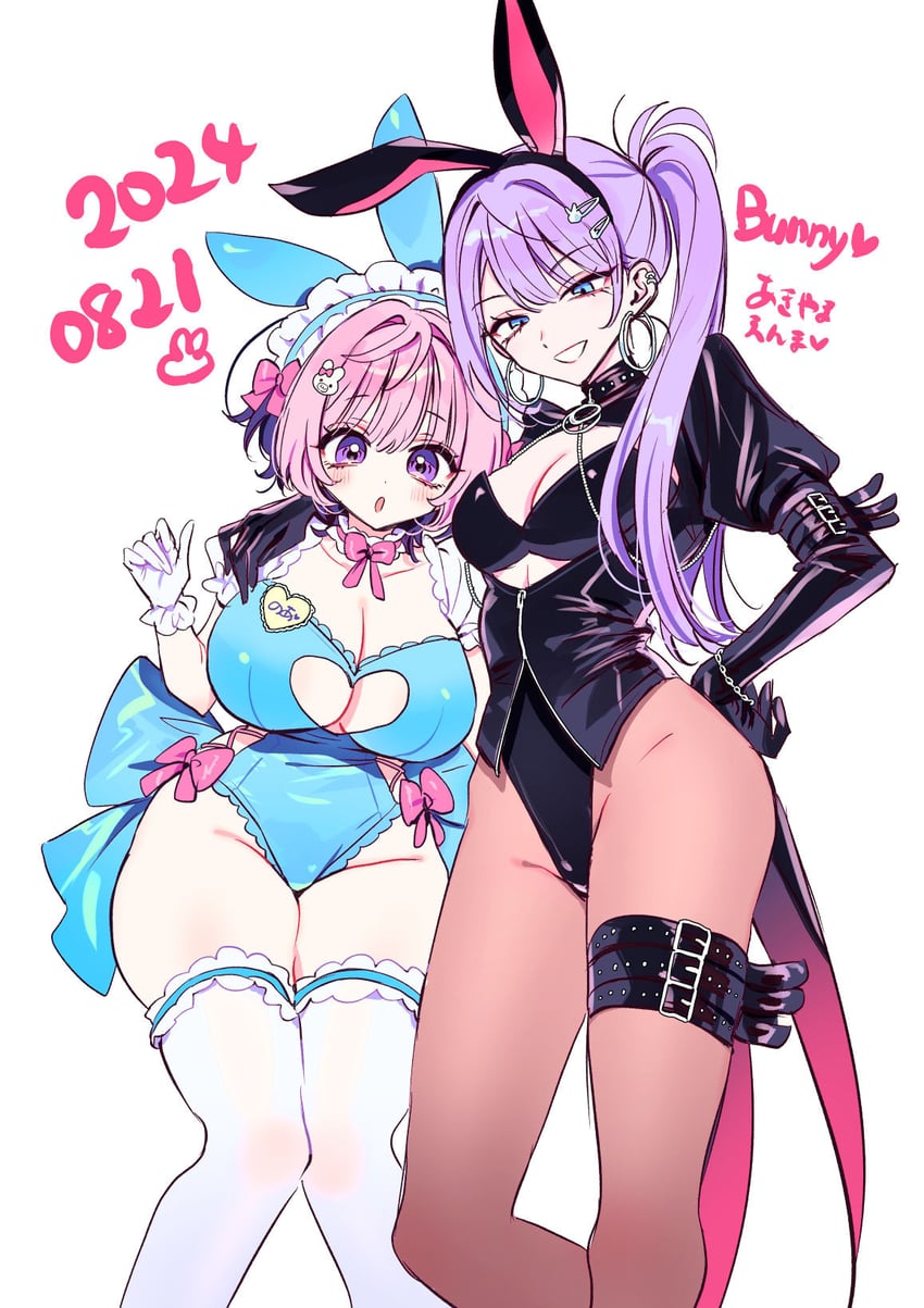 saotome noa and negiemon (noa-senpai wa tomodachi.) drawn by akiyama_enma