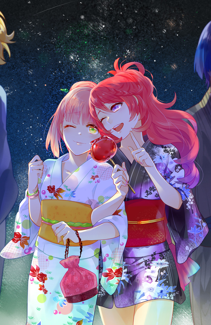 nanami haruka and shibuya tomochika (uta no prince-sama) drawn by karuha