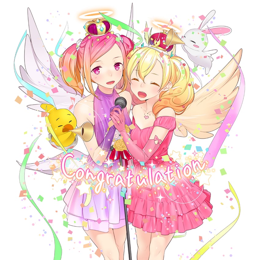 uriela, piyokichi, and gabriella (uchi no hime-sama ga ichiban kawaii) drawn by ama_mitsuki