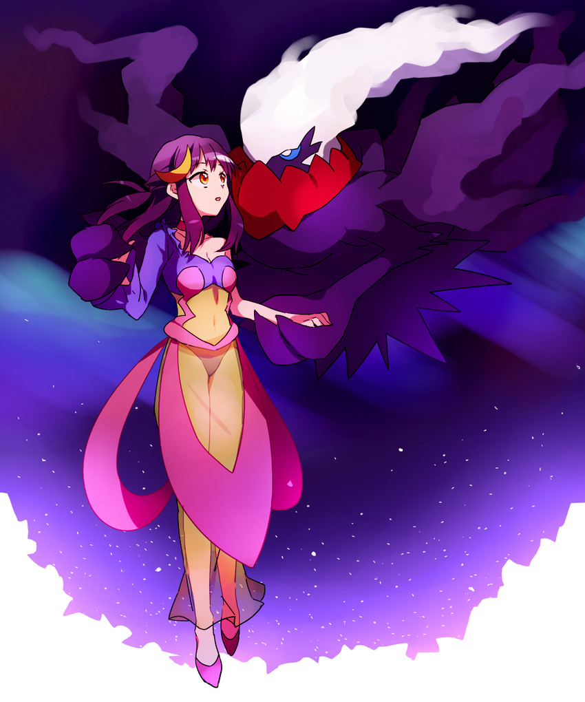dawn, darkrai, and cresselia (pokemon and 1 more) drawn by ankea_(a-ramo-do)
