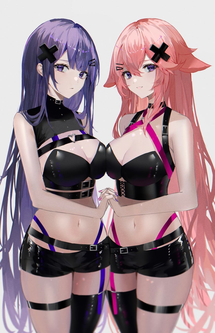 raiden shogun and yae miko (genshin impact) drawn by raiya_atelier