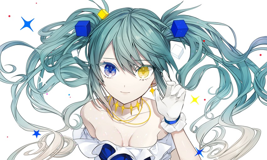 hatsune miku (vocaloid) drawn by daimaou_ruaeru