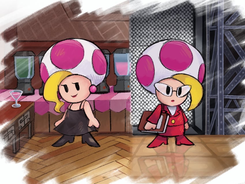 jolene (mario and 2 more) drawn by ya_mari_6363