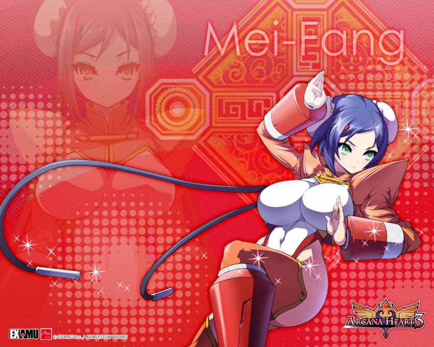 mei-fang (arcana heart and 1 more) drawn by akaga_hirotaka
