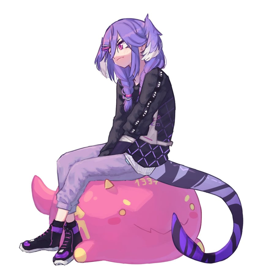 selen tatsuki and dragoon (indie virtual youtuber) drawn by jess_(p2eocene)