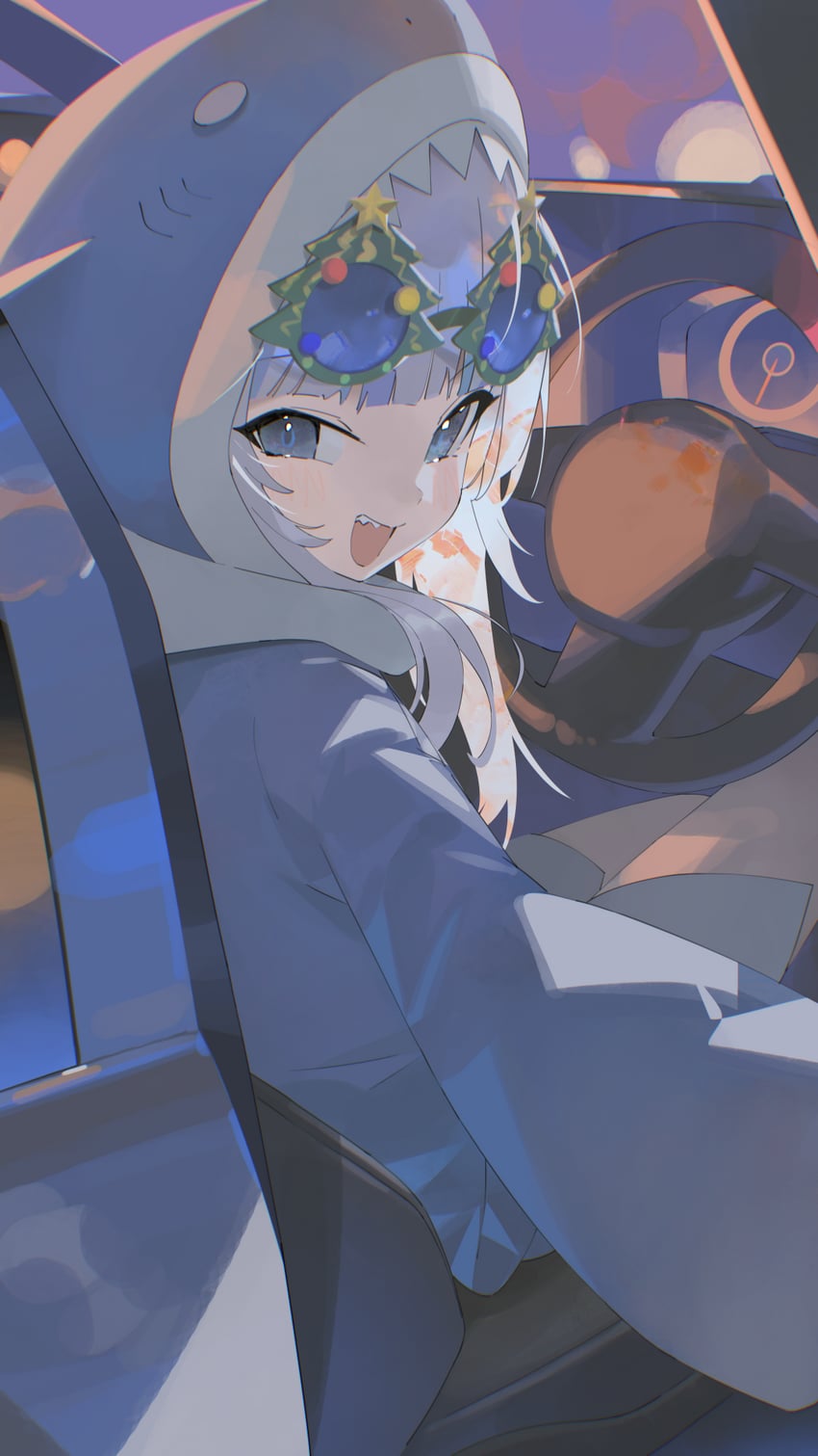 gawr gura (hololive and 1 more) drawn by koyo2023