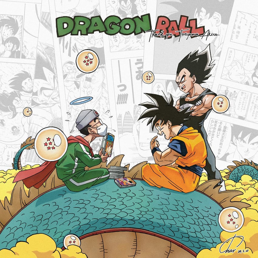 son goku, vegeta, chi-chi, frieza, final form frieza, and 5 more (dragon ball and 2 more) drawn by charjllllll