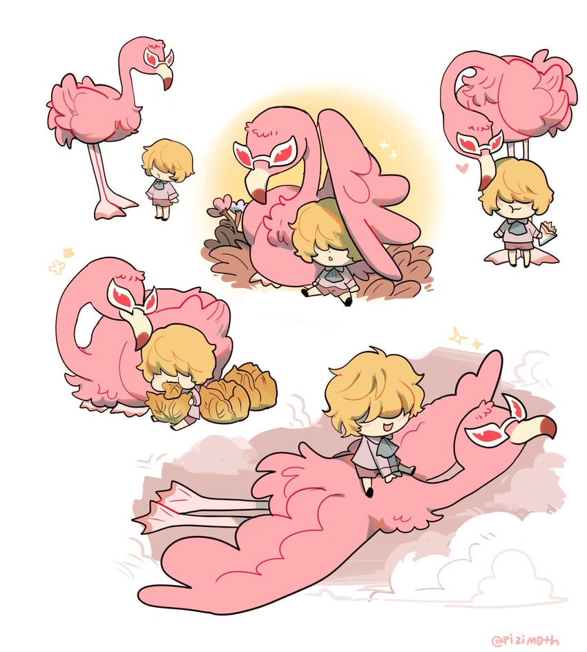 donquixote doflamingo and donquixote rocinante (one piece) drawn by pizimoth