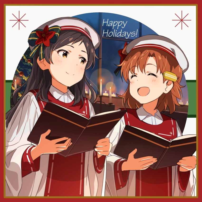 kitazawa shiho and yabuki kana (idolmaster and 1 more) drawn by red10