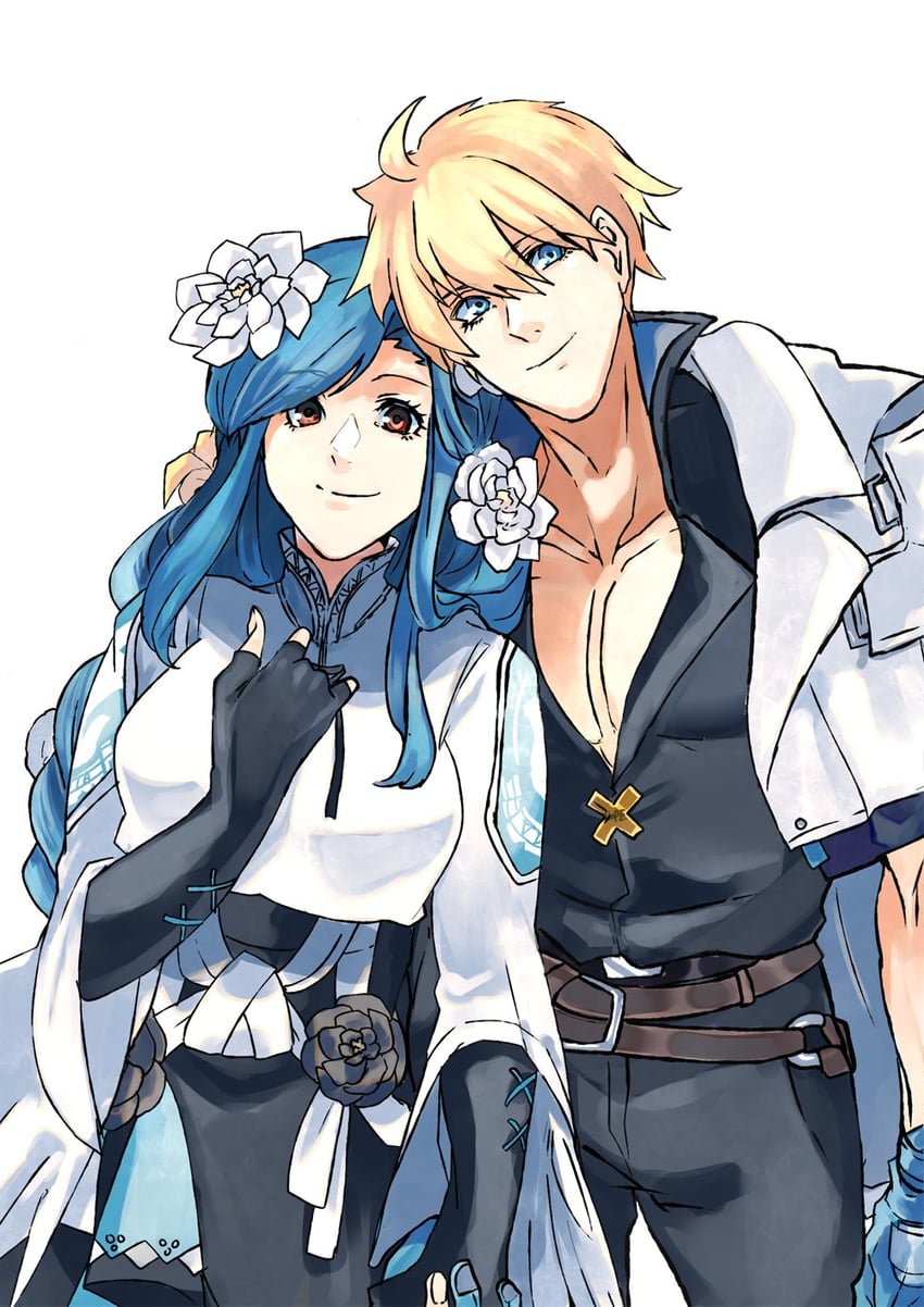 dizzy, ky kiske, and queen dizzy (guilty gear and 1 more) drawn by nishimoto