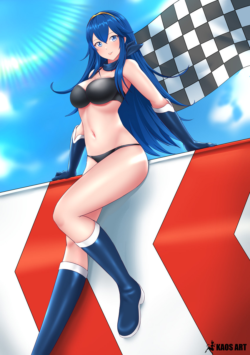 lucina (fire emblem and 1 more) drawn by kaos_art