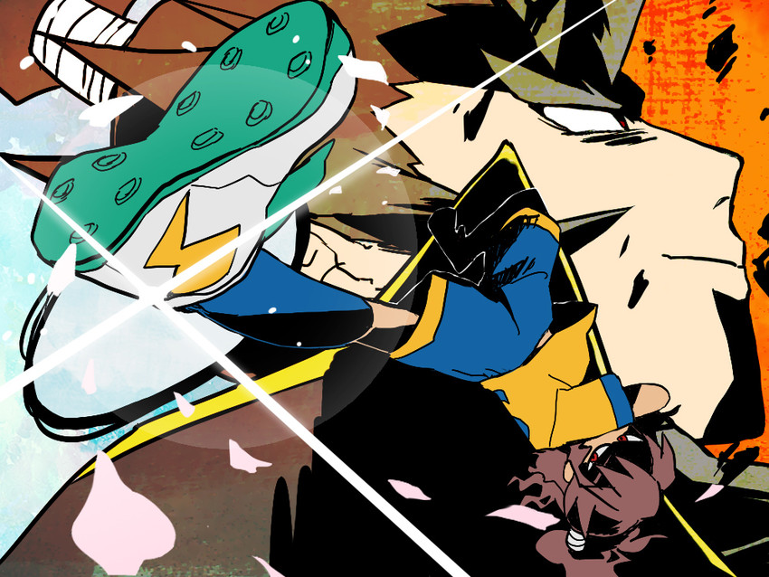 shindou takuto (inazuma eleven and 2 more) drawn by kotatsuice