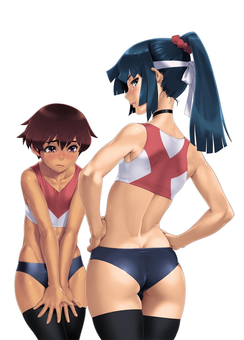 natsuki and yuu (natsuyasumi.) drawn by po-ju