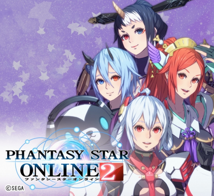 matoi, io, quna, edea cluster, and sukunahime (phantasy star and 2 more) drawn by akikazu_mizuno