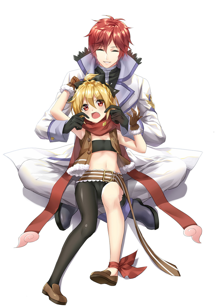 felt and reinhard van astrea (re:zero kara hajimeru isekai seikatsu) drawn by althea_(sakiya0000)