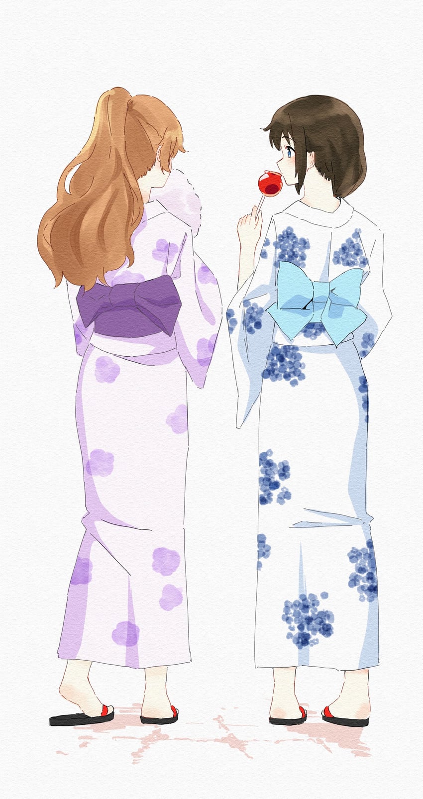 osaka shizuku and konoe kanata (love live! and 1 more) drawn by 89ru0