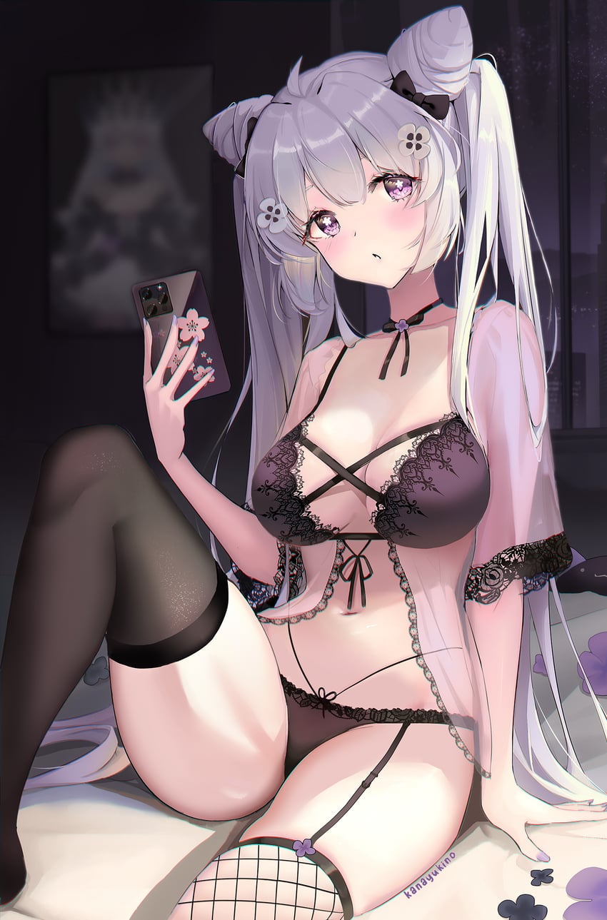 yoisaki nadeshiko (indie virtual youtuber) drawn by kana_yukino