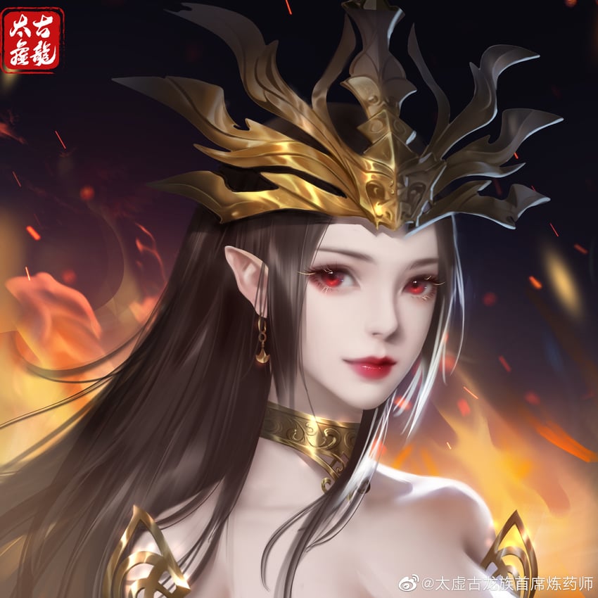 cai lin (doupo cangqiong) drawn by taixu_gulong_zu_shouxi_lian_yao_shi