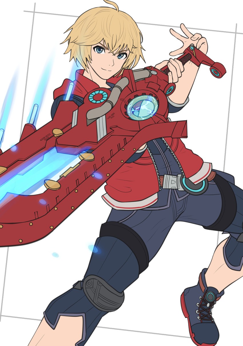 shulk (xenoblade chronicles and 2 more) drawn by gonzarez