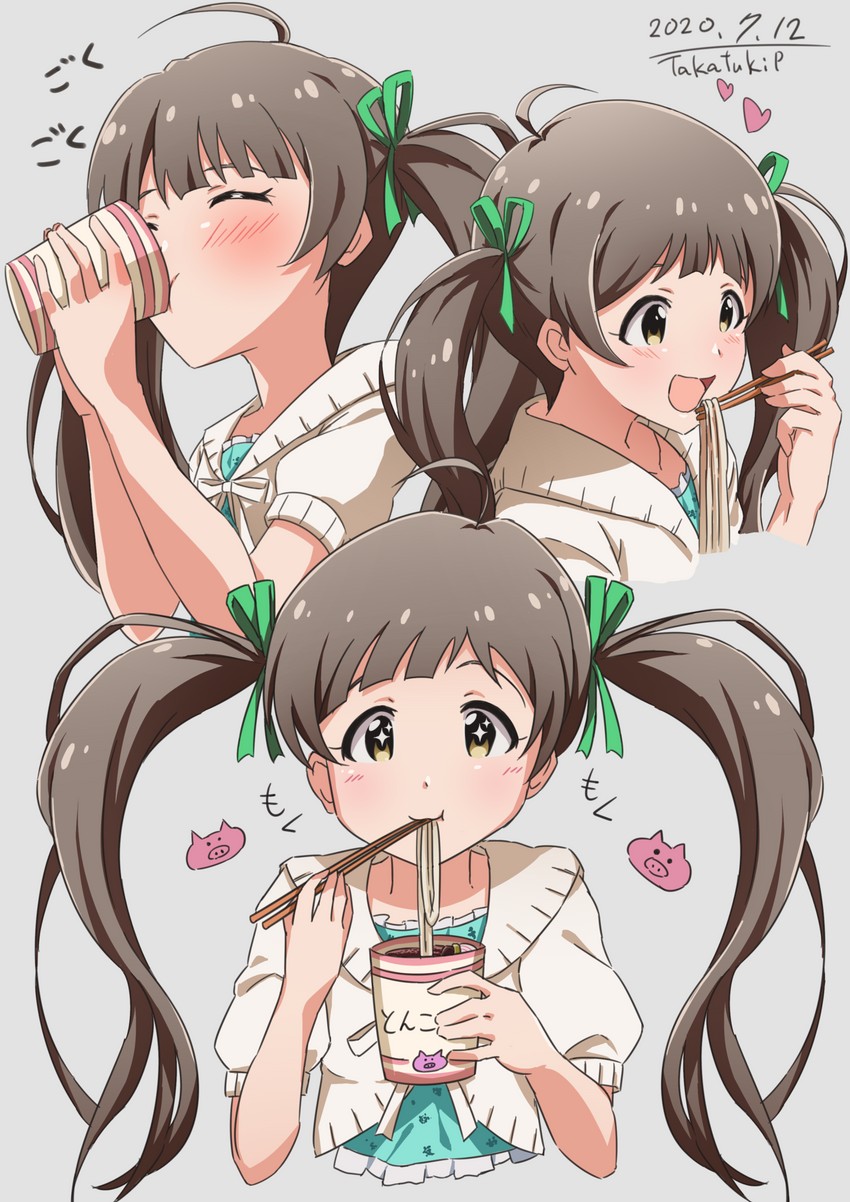 hakozaki serika (idolmaster and 1 more) drawn by takatsuki_p