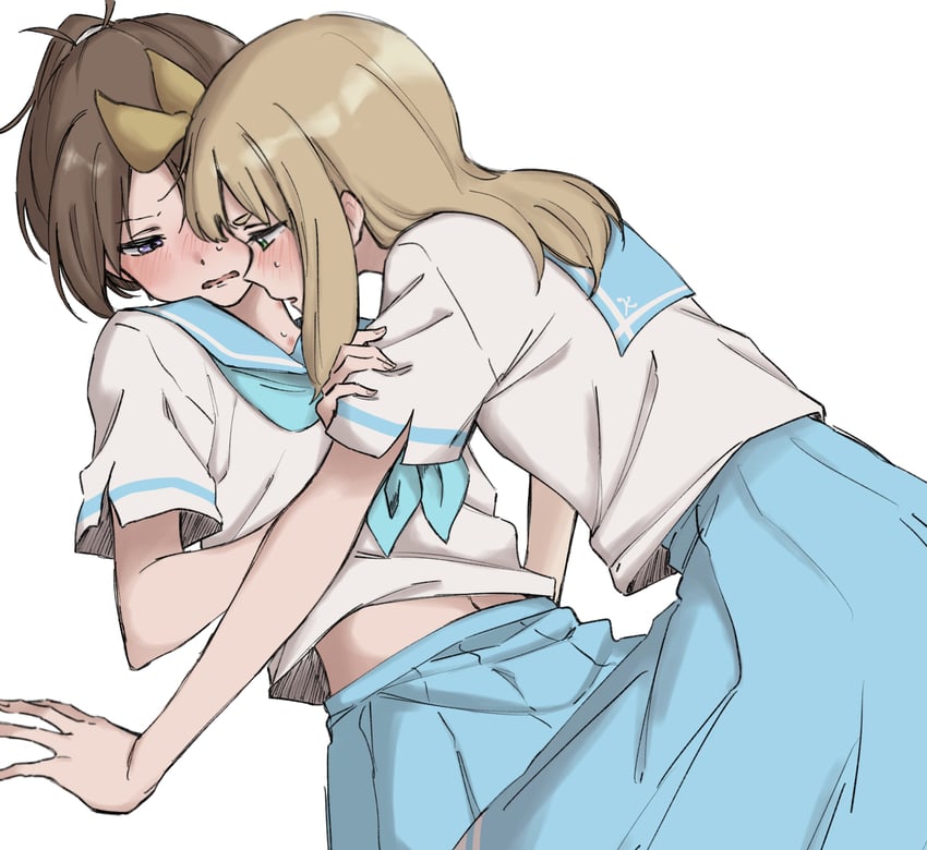nakagawa natsuki and yoshikawa yuuko (hibike! euphonium and 1 more) drawn by syonosuke9573