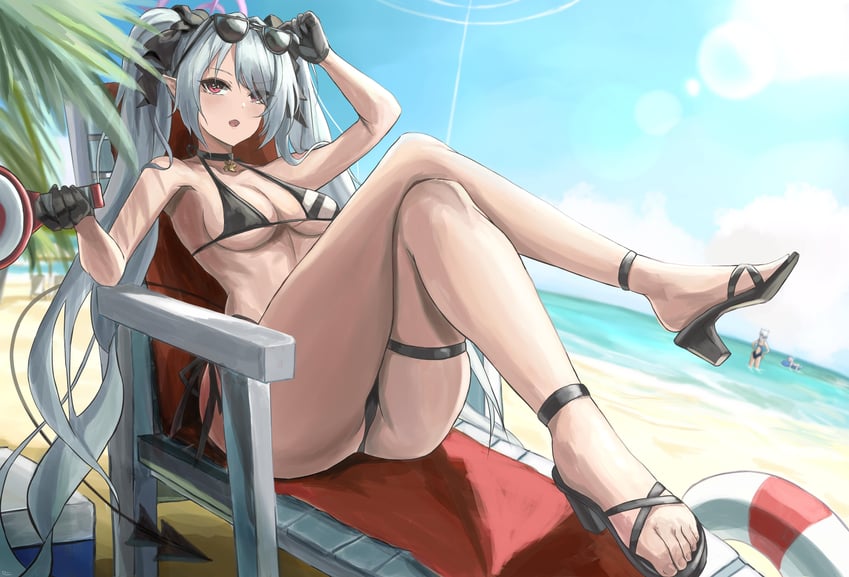 shiroko, hoshino, and iori (blue archive) drawn by yato_(yama0x1)