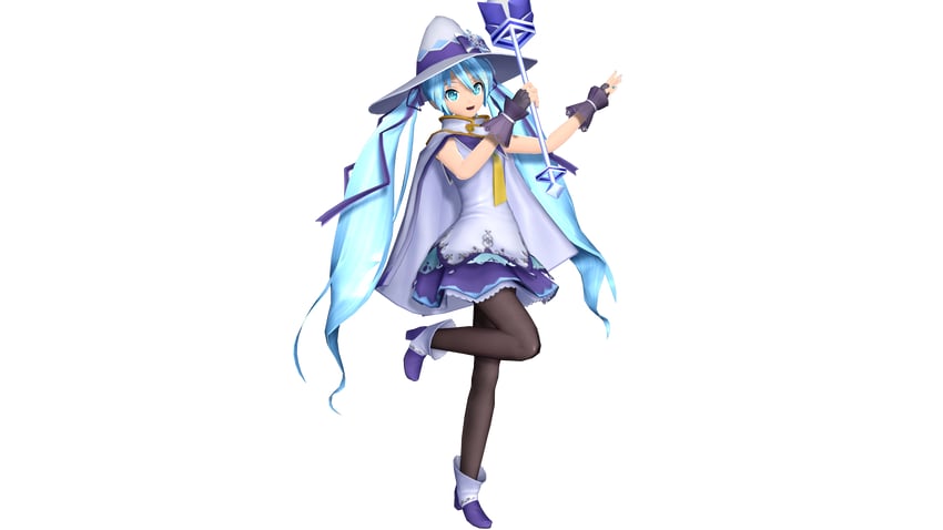 hatsune miku and yuki miku (vocaloid and 2 more)