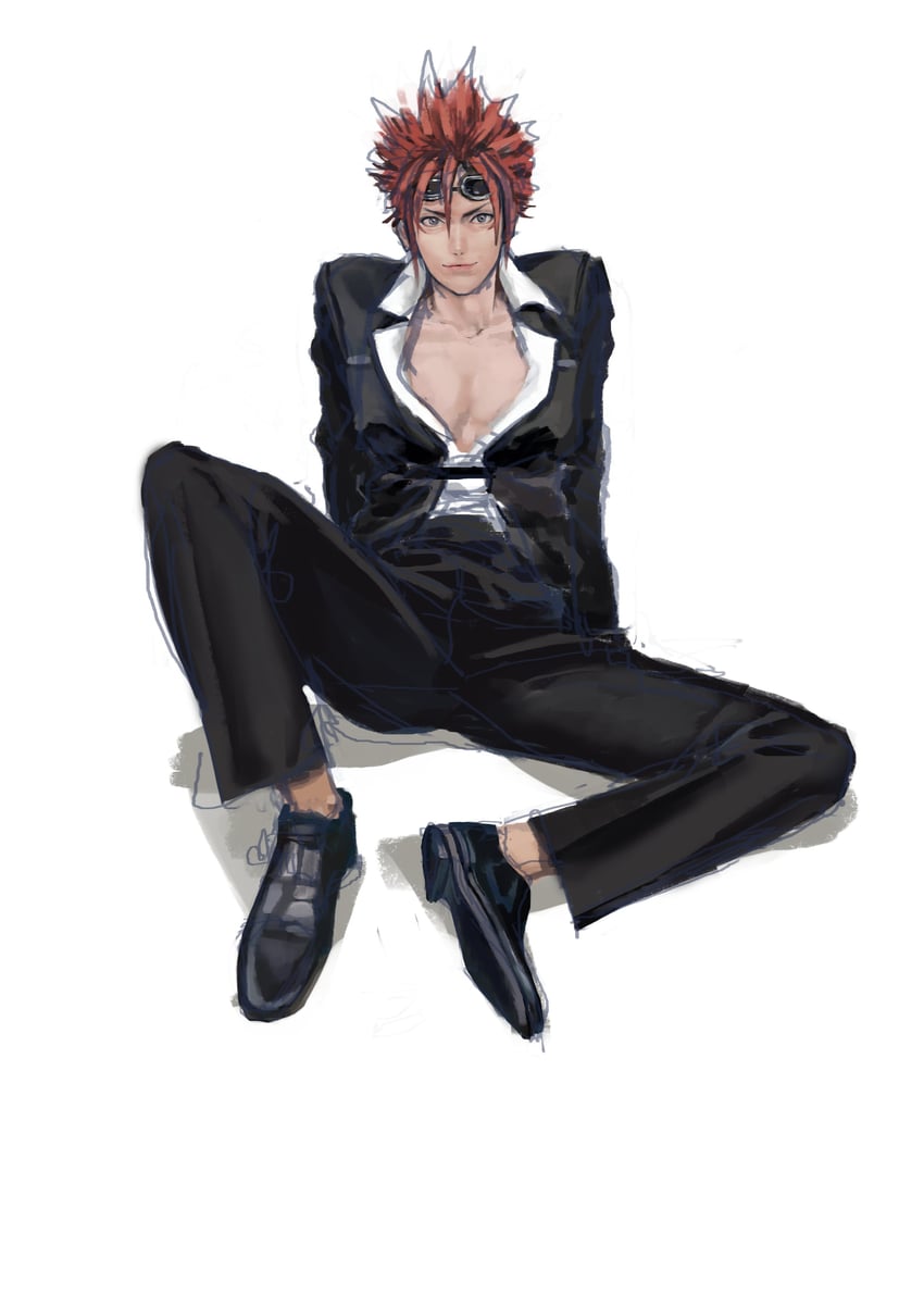 reno (final fantasy and 3 more) drawn by af_cf