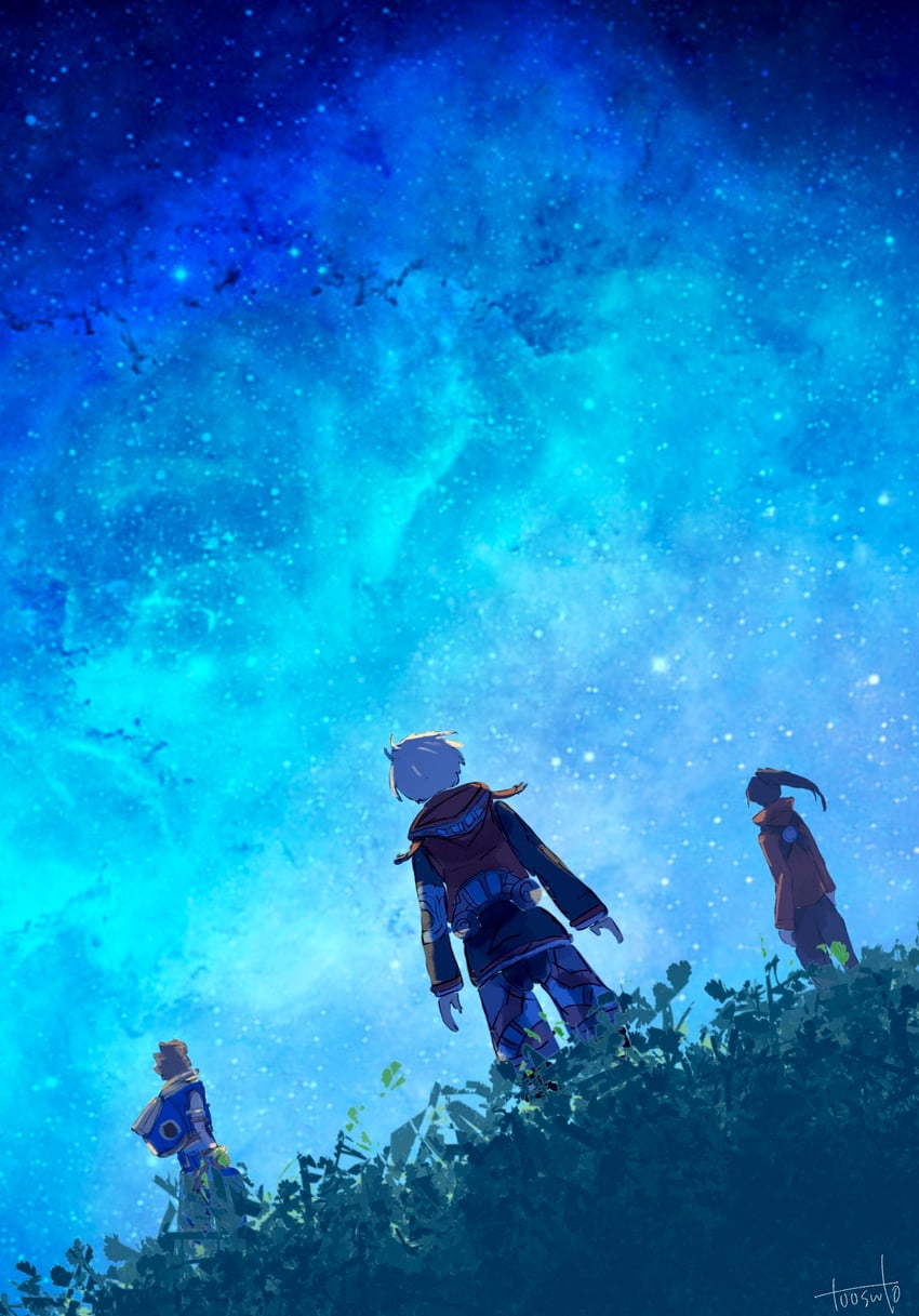 rex, shulk, and noah (xenoblade chronicles and 3 more) drawn by toosut0