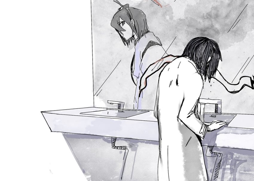 enraku tsubakura and senri tsurubami (len'en) drawn by lajixianyuisme