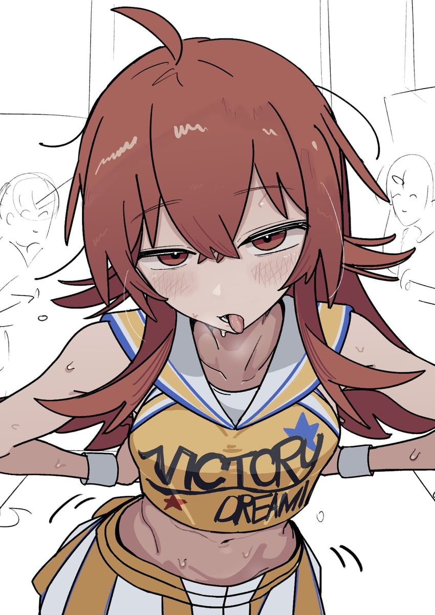 komiya kaho (idolmaster and 1 more) drawn by masshutake